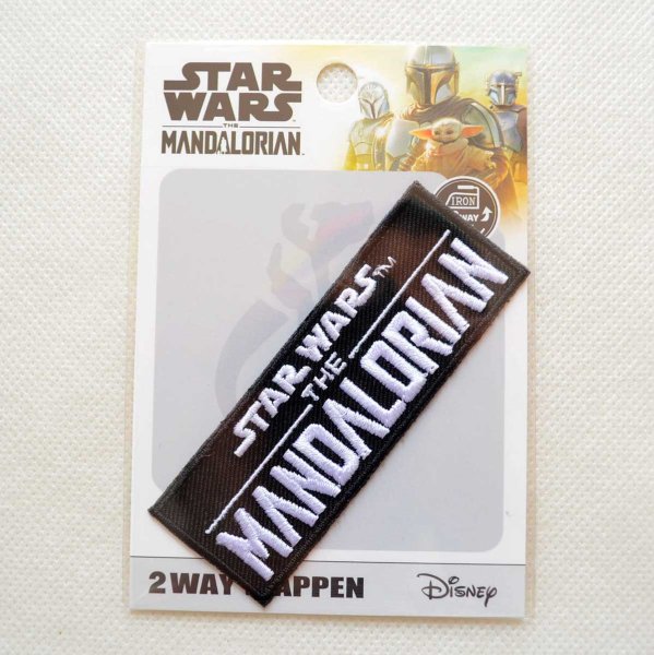 画像6: スターウォーズ マンダロリアン ワッペン ロゴ 2WAY アイロン シール 両用 キャラクター アップリケ パッチ グッズ ディズニー STAR WARS (6)