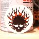 ステッカー FIRE SKULL