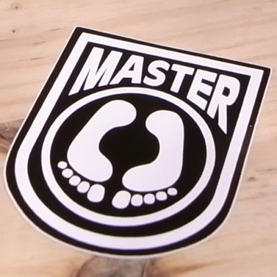 画像1: ステッカー/シール マスター Master