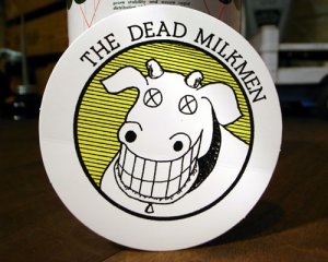 画像1: ステッカー/シール デッドミルクメンカウ Dead Milkmen Cow