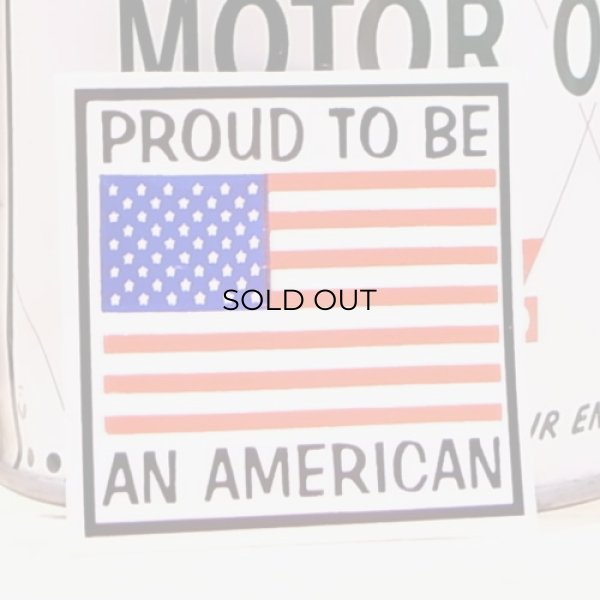 画像1: ステッカー/シール AN AMERICAN (1)
