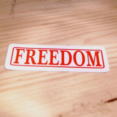 画像1: ステッカー   FREEDOM