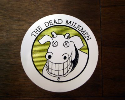 画像1: ステッカー/シール デッドミルクメンカウ Dead Milkmen Cow