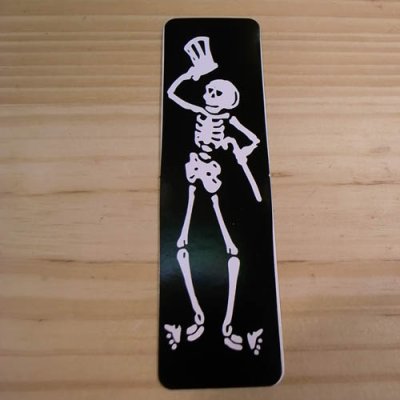画像1: ステッカー　ガイコツ