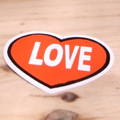 画像1: シンボルステッカー Heart(Love) ハート ラブ