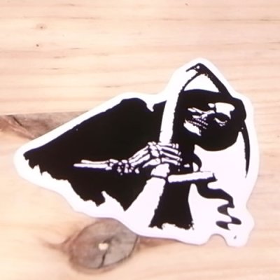 画像1: ステッカー/シール GOD OF DEATH