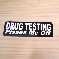 画像1: ステッカー　DRUG TESTING