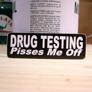 画像1: ステッカー　DRUG TESTING
