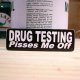 ステッカー　DRUG TESTING