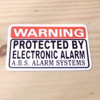 画像1: ステッカー　 ELECTRONIC ALARM