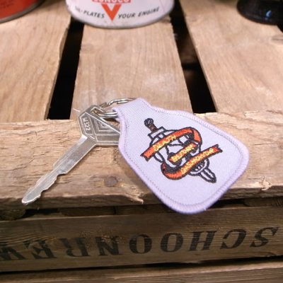 画像2: ミリタリーキーリング デスビフォアディスオナー(グレー)