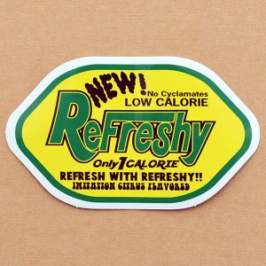 画像1: USAアドバタイジングステッカー(L) New Refreshy