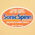 画像1: アドバタイジングステッカー(L) Sonic Spinn オレンジ シール アメリカン 防水仕様 (1)