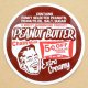 アドバタイジングステッカー(L) Peanut Butter ブラウン シール アメリカン 防水仕様