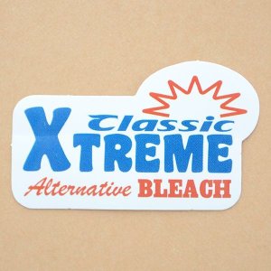 画像1: アドバタイジングステッカー(S) Xtream ホワイト シール アメリカン 防水仕様