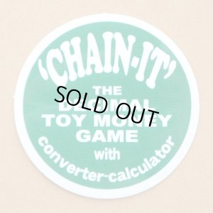 画像1: アドバタイジングステッカー(S) Chain-it グリーン シール アメリカン 防水仕様