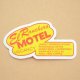 アドバタイジングステッカー(S) El Ranchero Motel イエロー/オレンジ シール アメリカン 防水仕様