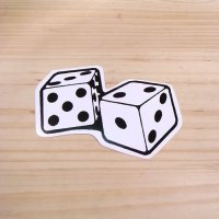 画像1: ステッカー/シール ダイス Dice(サイコロ)