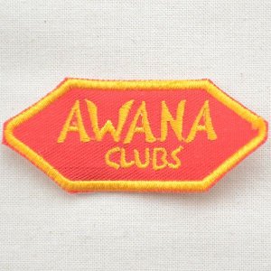 画像1: ヴィンテージレプリカワッペン Awana Clubs アワナクラブ(糊なし)