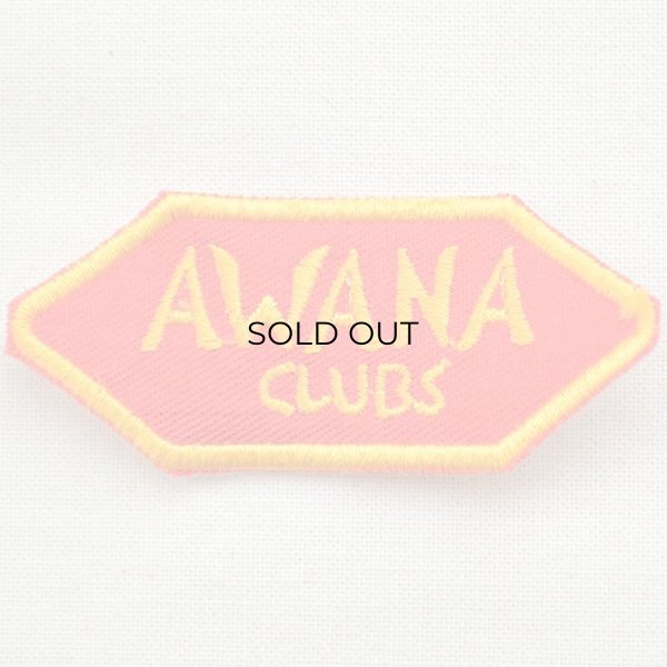 画像1: ヴィンテージレプリカワッペン Awana Clubs アワナクラブ(糊なし) (1)