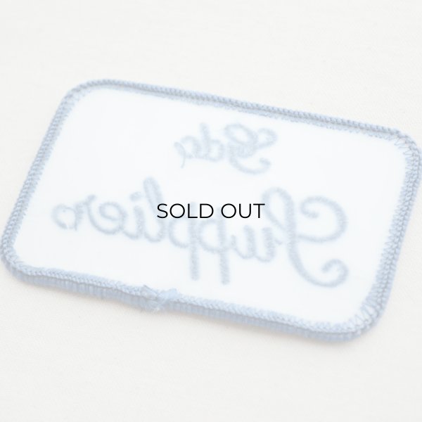 画像3: アメリカンワッペン Gdc Supplier(ホワイト&ブルー/レクタングル) (3)