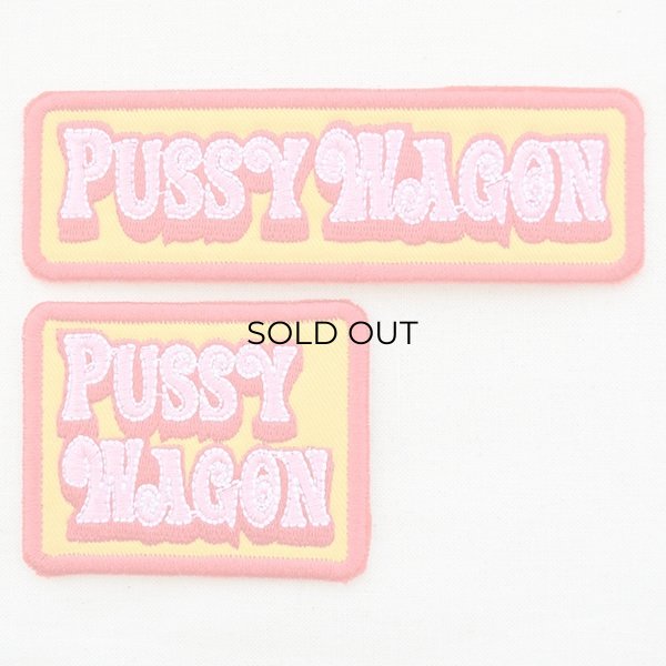 画像4: ロゴワッペン プッシーワゴン Pussy Wagon(スクエア) (4)