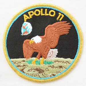 画像1: ワッペン アポロ11号記章 Apollo 11(宇宙/糊なし)