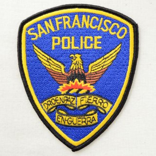 ポリスワッペン サンフランシスコ警察(糊なし) | ワッペン