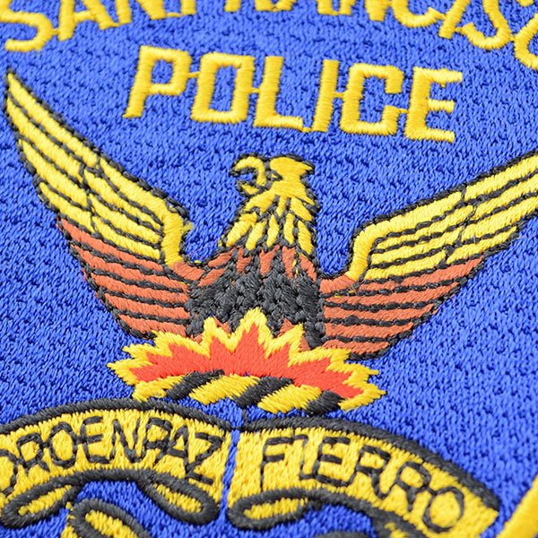 画像2: ポリスワッペン サンフランシスコ警察(糊なし) (2)