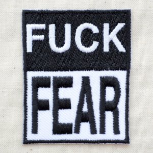 画像1: ワッペン ファックフィア Fuck Fear