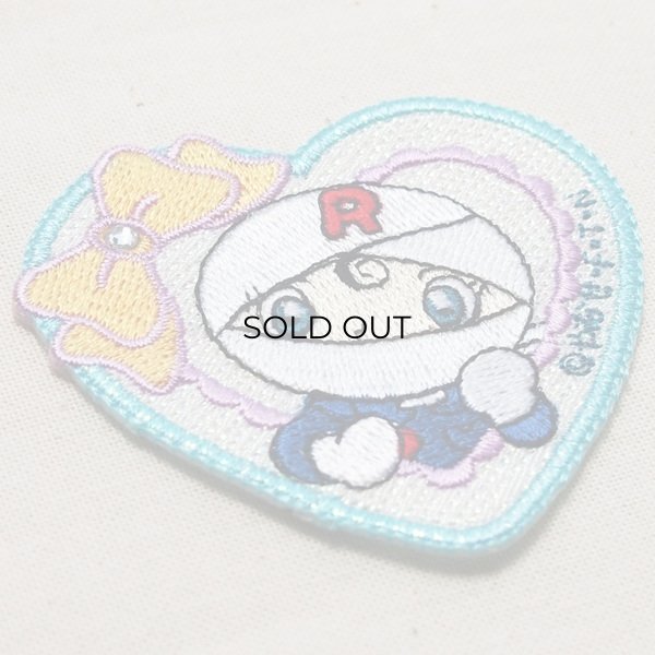 画像2: きらきらワッペン それいけアンパンマン ロールパンナ(ハート) (2)