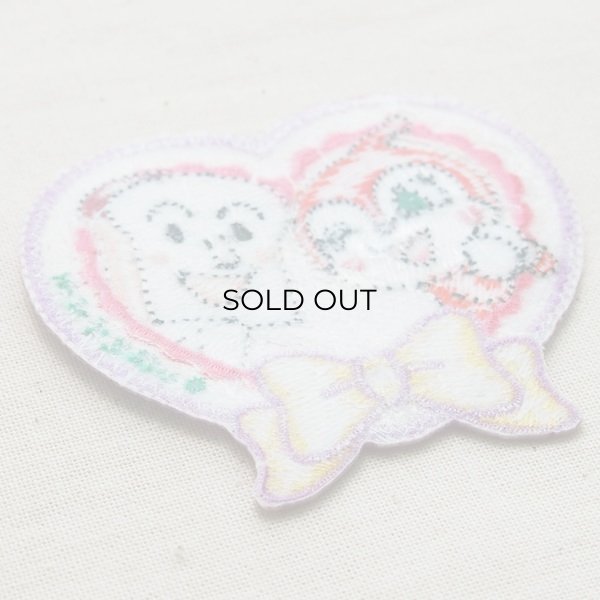 画像3: きらきらワッペン それいけアンパンマン ドキンちゃん&しょくぱんまん(ハート) (3)