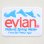 画像1: ロゴワッペン エビアン evian (1)