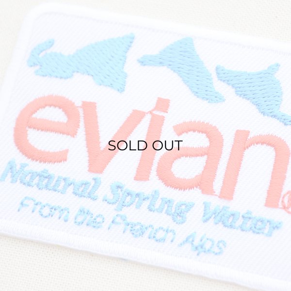 画像2: ロゴワッペン エビアン evian (2)