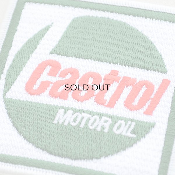 ロゴワッペン カストロール Castrol モーターオイル(スクエア)