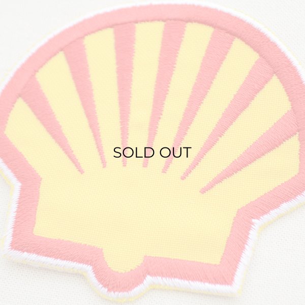 ロゴワッペン シェル Shell オイル(ダイカット)