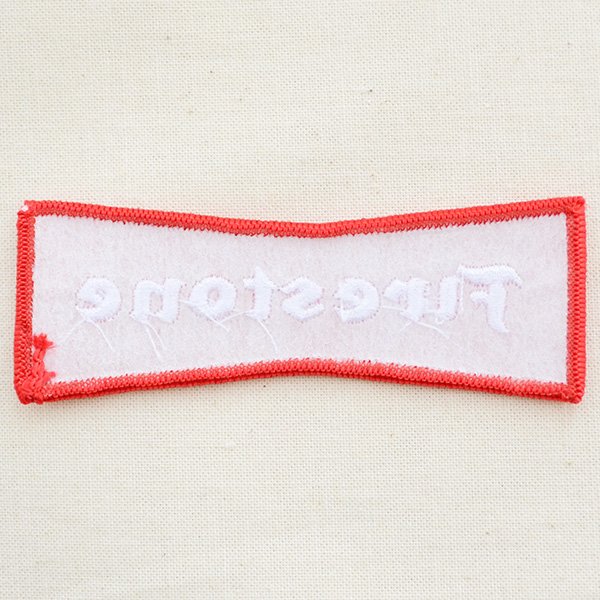 画像3: ロゴワッペン ファイアストン Firestone(レッド) (3)