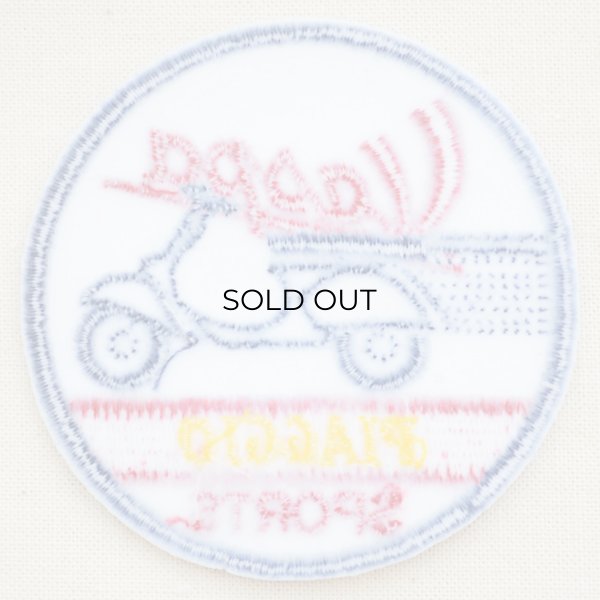 画像3: ロゴワッペン ベスパ Vespa(ラウンド) (3)