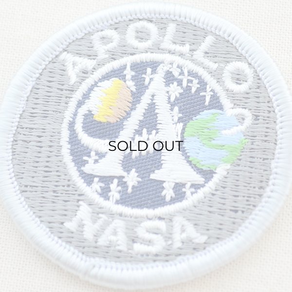 ロゴワッペン アポロナサ APOLLO NASA(Sサイズ) WDM0054
