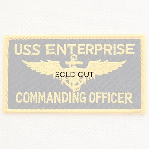 ミリタリーワッペン USS Enterprise エンタープライズ コマンディングオフィサー アメリカ海軍