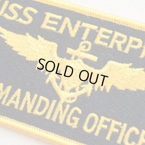 ミリタリーワッペン USS Enterprise エンタープライズ コマンディングオフィサー アメリカ海軍