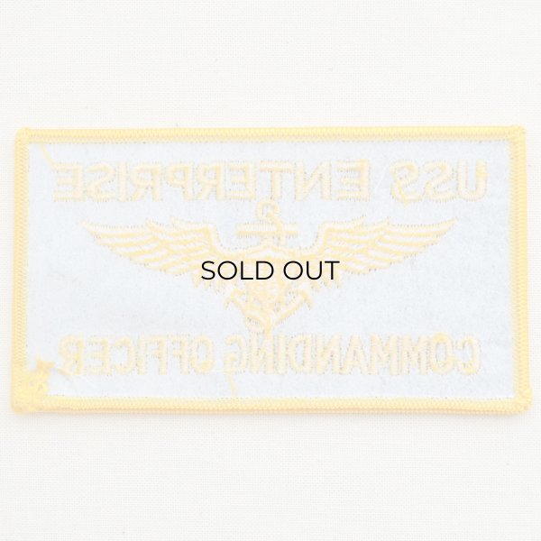 ミリタリーワッペン USS Enterprise エンタープライズ コマンディングオフィサー アメリカ海軍