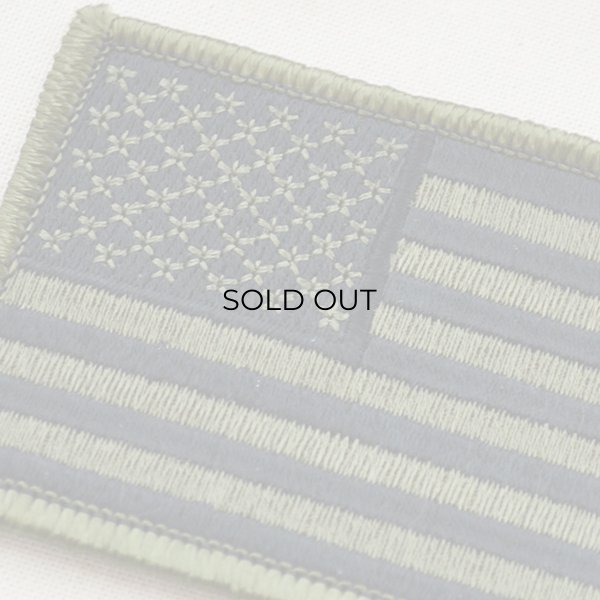 ミリタリーワッペン USA アメリカ国旗/星条旗(OD/カーキ) WM0088