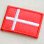 ミニワッペン デンマーク国旗 ダンネブロ(SSサイズ) Denmark Flag WN0007DK-SS