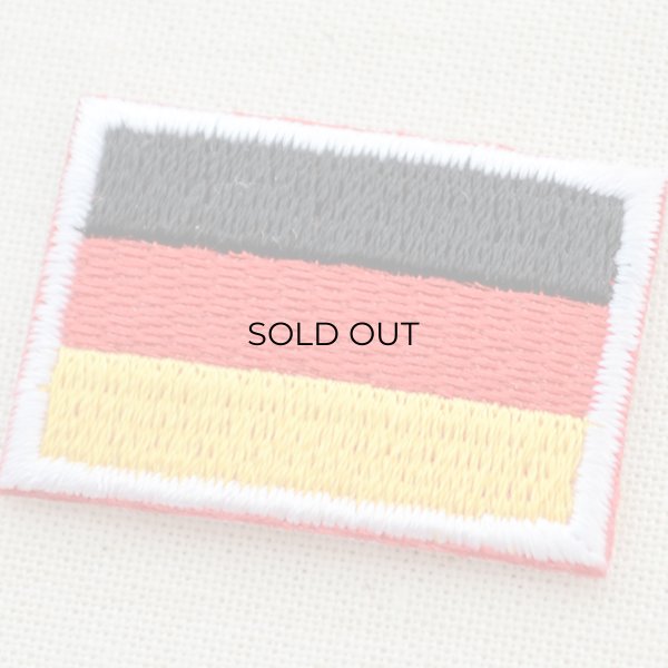 ミニワッペン ドイツ国旗(SSサイズ) German Flag WN0007GR-SS