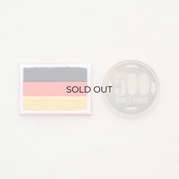 ミニワッペン ドイツ国旗(SSサイズ) German Flag WN0007GR-SS