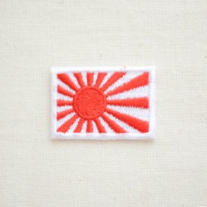 ミニワッペン 日本国旗 旭日旗(SSサイズ) ジャパンフラッグ Japan Flag WN0007JP2-SS