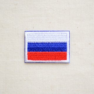 ミニワッペン ロシア国旗(SSサイズ) | ワッペン・アップリケ