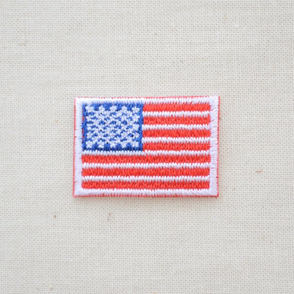 ミニワッペン アメリカ国旗 星条旗(SSサイズ) アメリカンフラッグ USA Flag WN0007US-SS