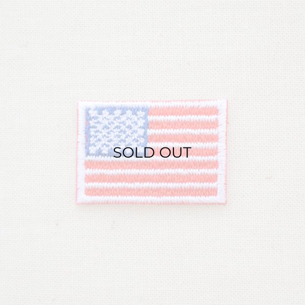 ミニワッペン アメリカ国旗 星条旗(SSサイズ) アメリカンフラッグ USA Flag WN0007US-SS